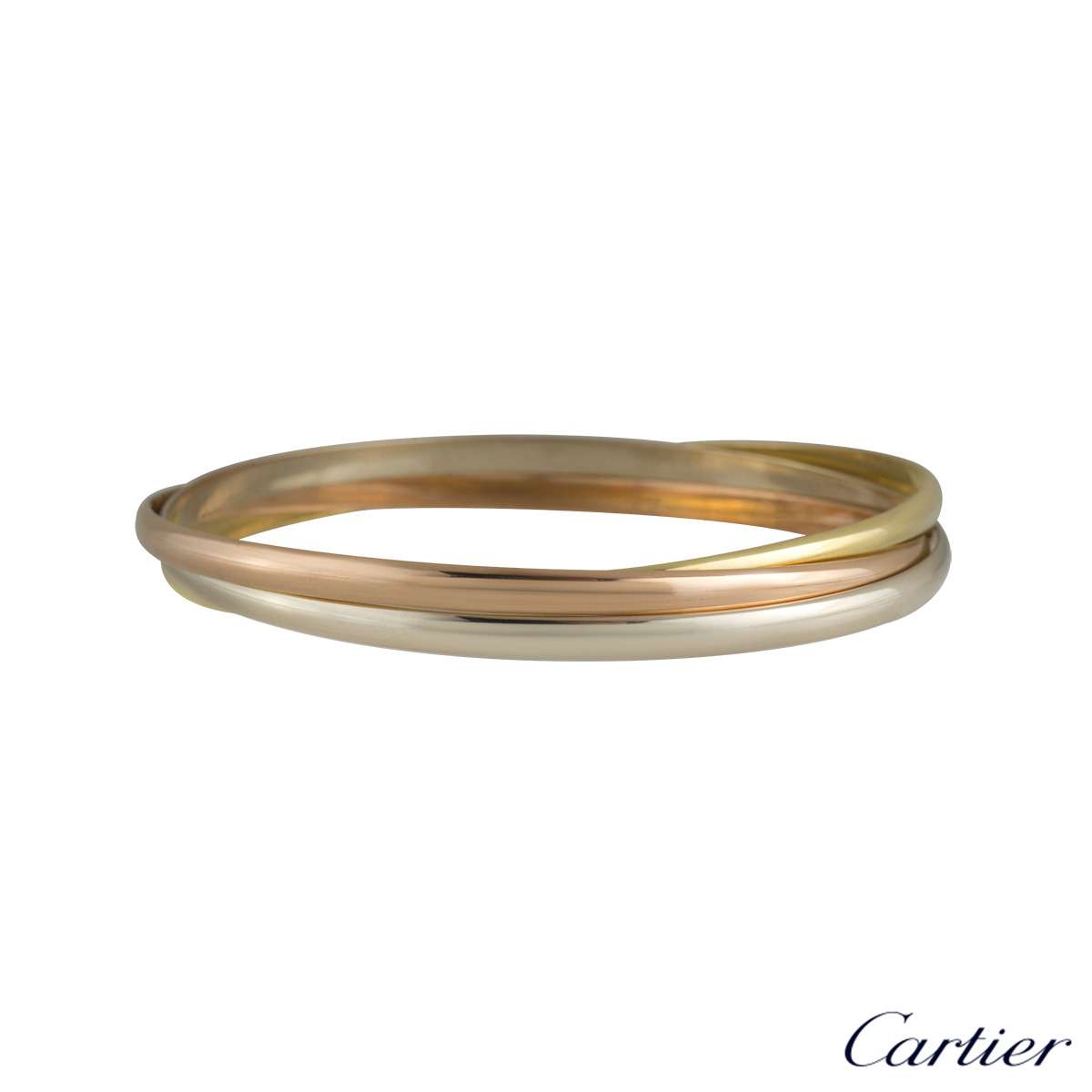 cartier 3 colour gold bangle